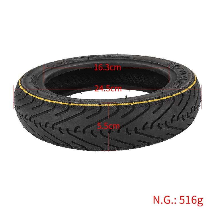 10 Inch Electric Scooter Striped Vacuum Tire With Air Nozzle For Ninebot MAX G30/G30E/G30LP