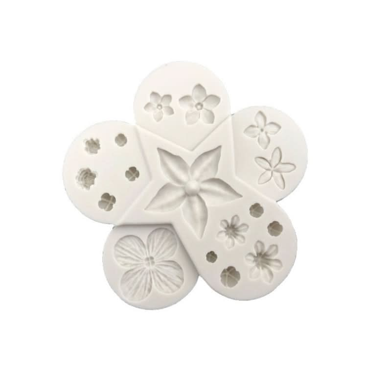 Flower and Leaf Combination Silicone Mold Fondant DIY Modeling Tool - Reluova