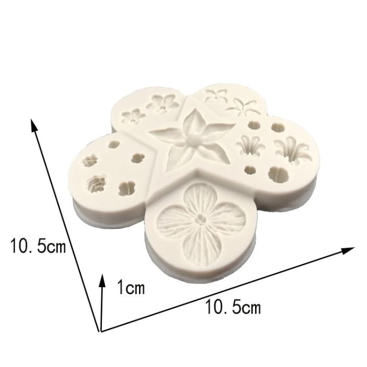 Flower and Leaf Combination Silicone Mold Fondant DIY Modeling Tool - Reluova