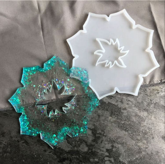 Irregular Flower Coaster Epoxy Silicone Mold Reluova