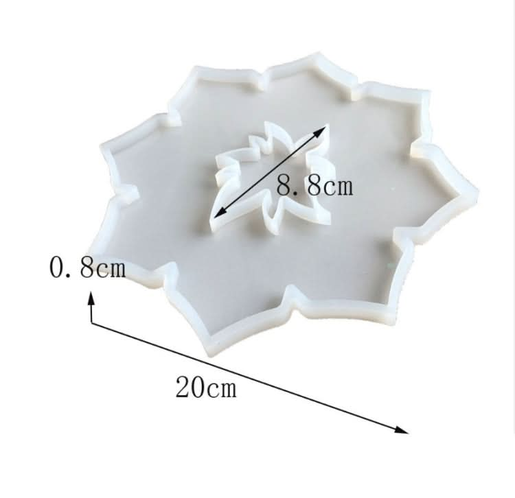 Irregular Flower Coaster Epoxy Silicone Mold