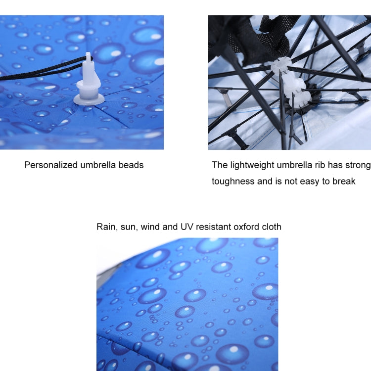 Double-layer Fishing Umbrella Hat Outdoor Sunscreen And Rainproof Folding Umbrella Hat My Store