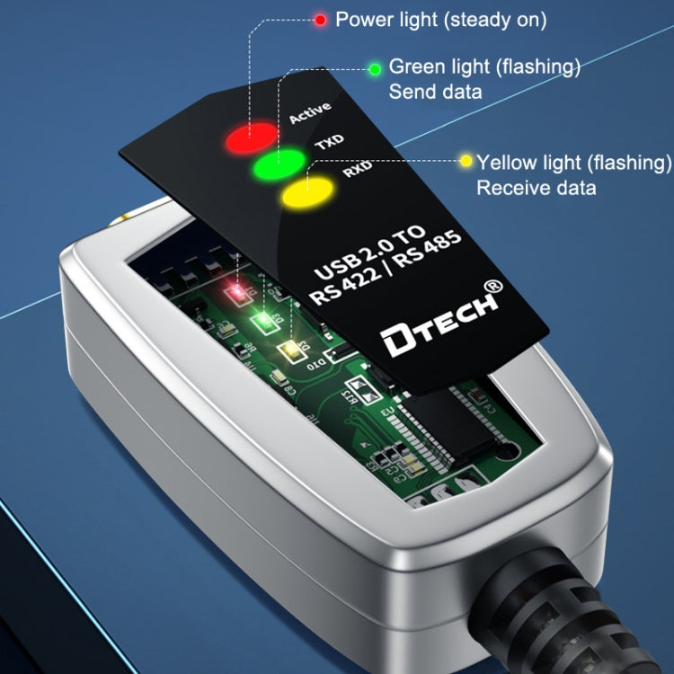 DTECH DT-5119 0.5m USB To RS485/422 Industrial Converter Serial Line Communication Adapter My Store