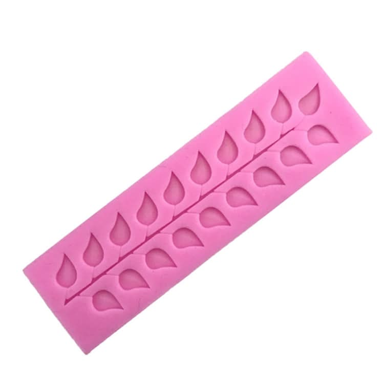 Long Strip Lace Tree Leaf  Fondant Silicone Mold - Reluova