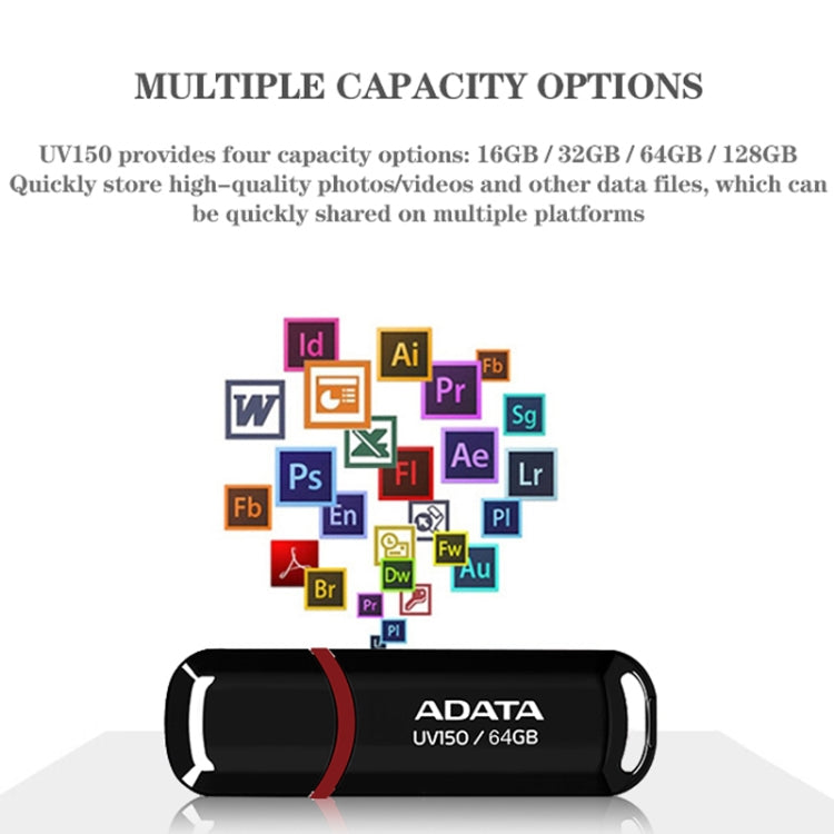 ADATA UV150 High Speed USB3.1 Business USB Flash Drive My Store