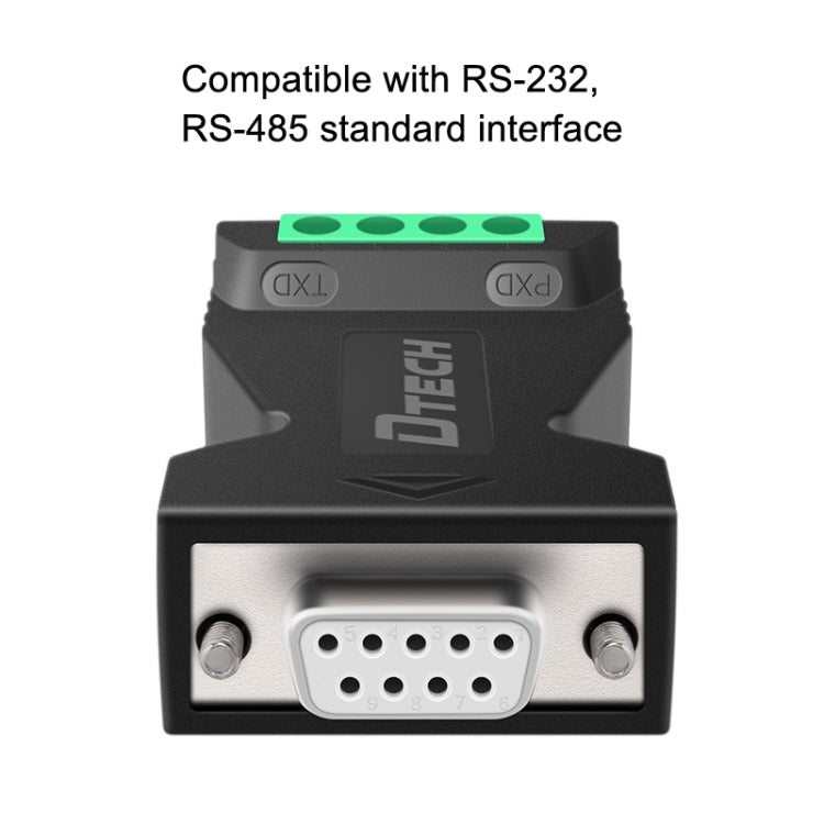 DTECH DT-9001 Industrial Grade Lightning And Surge Protection RS232 To 485 Converter