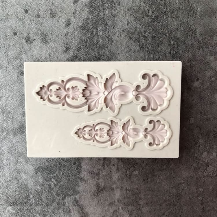 5 PCS Relief Fondant Cake Silicone Mold DIY Chocolate Mold,Style:-Reluova