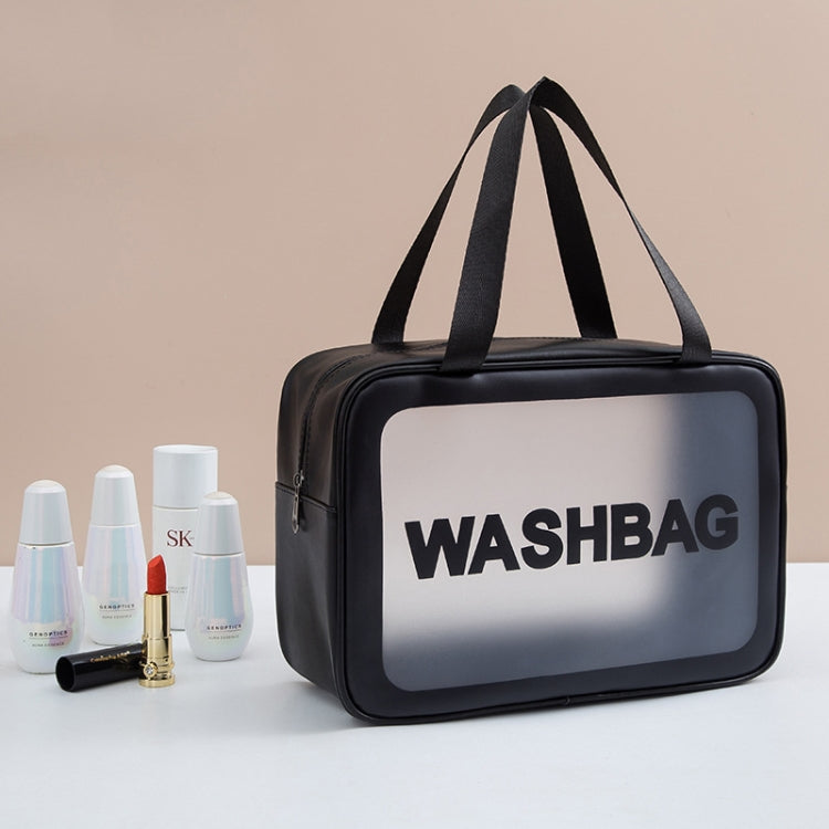 2 PCS Frosted Translucent Waterproof Storage Bag Cosmetic Bag Swimming Bag Wash Bag-Reluova