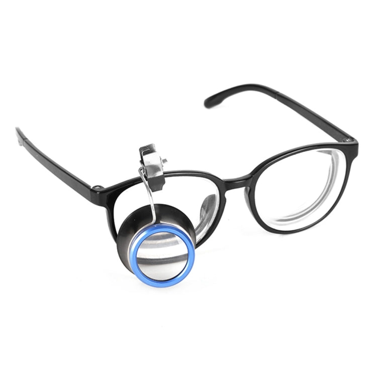 Clip On Eyeglass Magnifier Watch Repair Tool Loupes Magnifying Lens