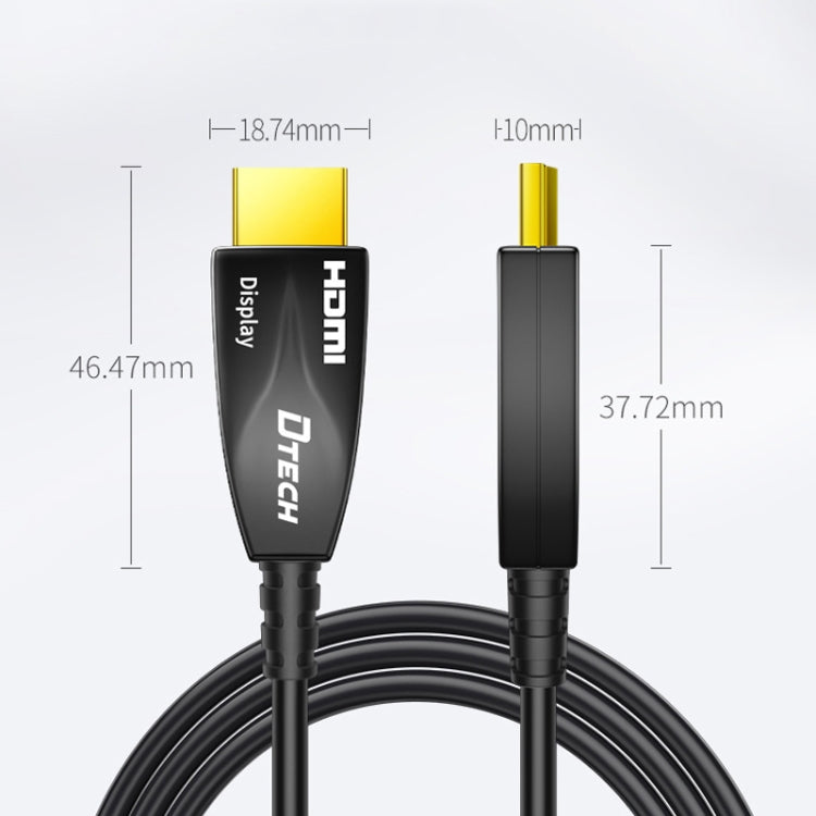 DTECH HDMI 2.0 Version Fiber Optical Line 4K 60Hz Large Screen TV Engineering Wiring, Length: My Store