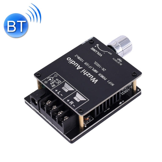 ZK-1002L Mini High Power Bluetooth Amplifier Board with Knob Adjust Volume Switch Reluova