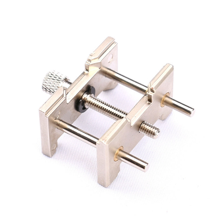 2 In 1  Watch Movement Holder Clip Base Metal Multi Function Vise Clamp