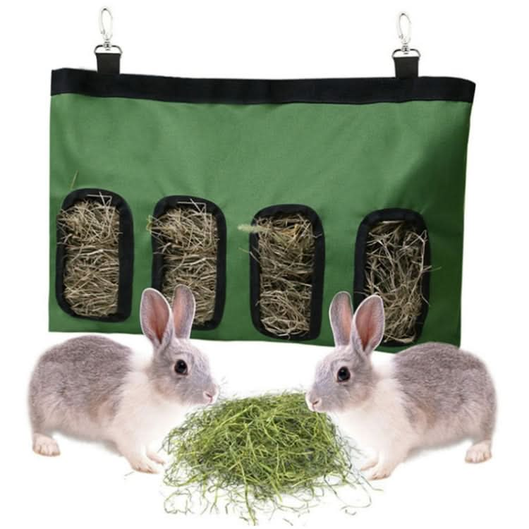 Pet Rabbit Guinea Pig Hanging Feeding Hay Storage Bag - Reluova