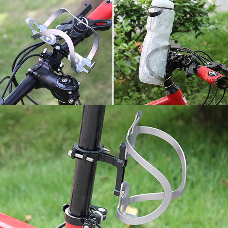 Bicycle Aluminum Alloy Bottle Cage Conversion Seat Fixed Adjustable Bottle Cage Reluova