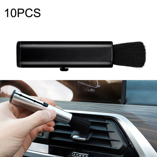 10 PCS Car Air Conditioner Air Outlet Telescopic Cleaning Brush