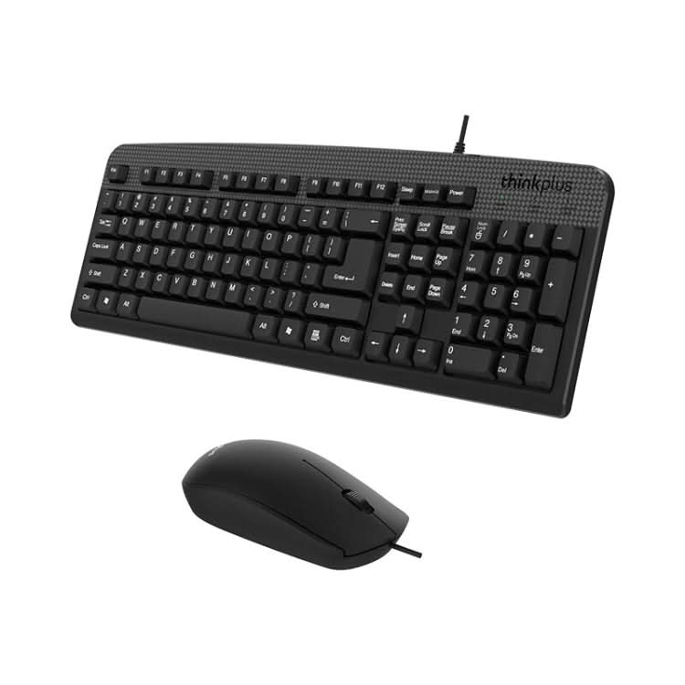 Lenovo Thinkplus USB Wired Office Keyboard And Mouse Set My Store