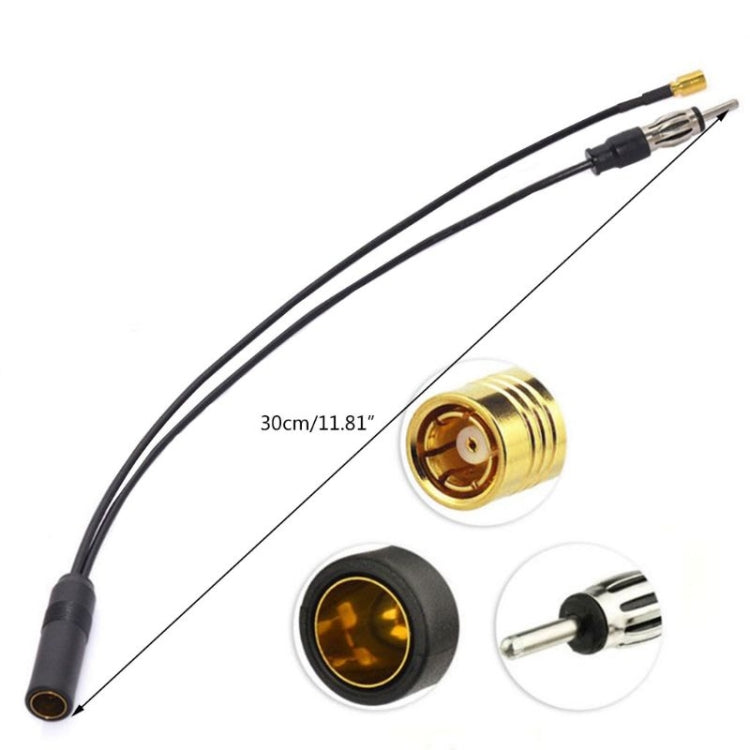 30cm Car Universal DAB+FM Antenna Adapter Cable ÎҵÄÉ̵ê