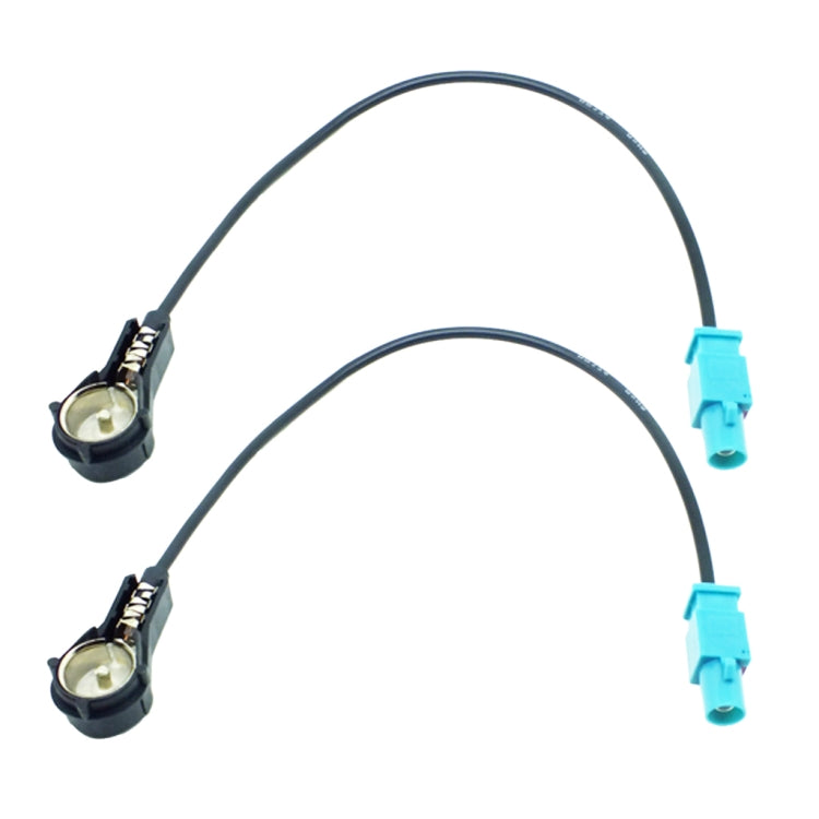 2 PCS Car ISO Female Port To FAKRA Audio Antenna Adapter Plug-Reluova