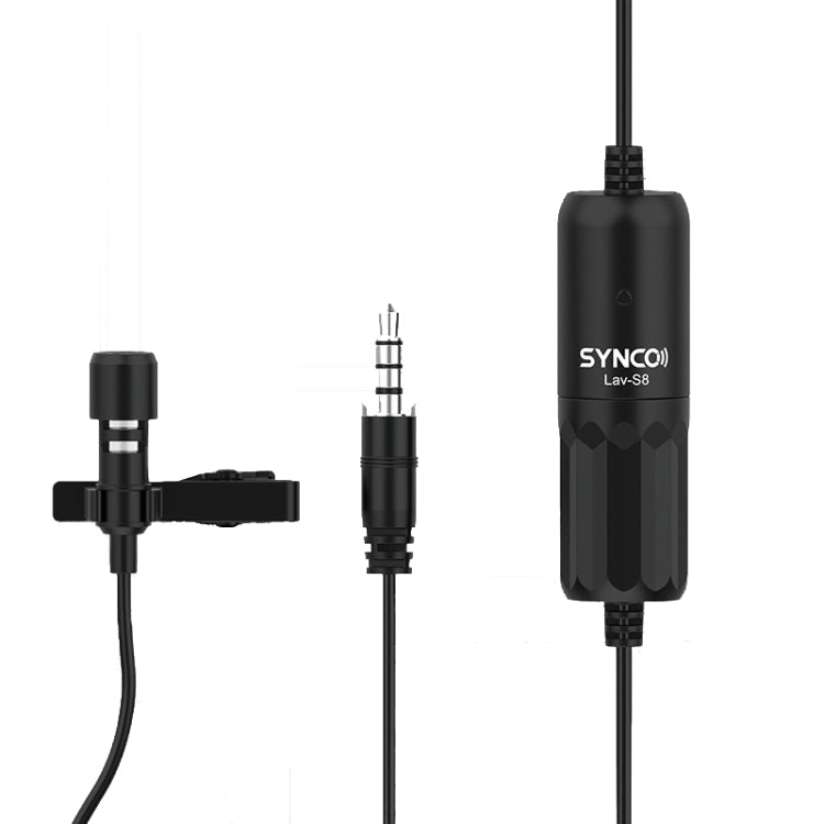 SYNCO S8 Lavalier Live Wired Microphone, Spec: