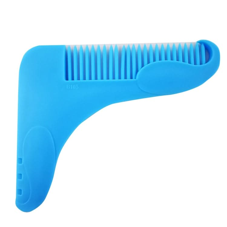 5PCS Beard -Shaped Template Comb Beard Shaped Comb Color Random Delivery, Style:-Reluova