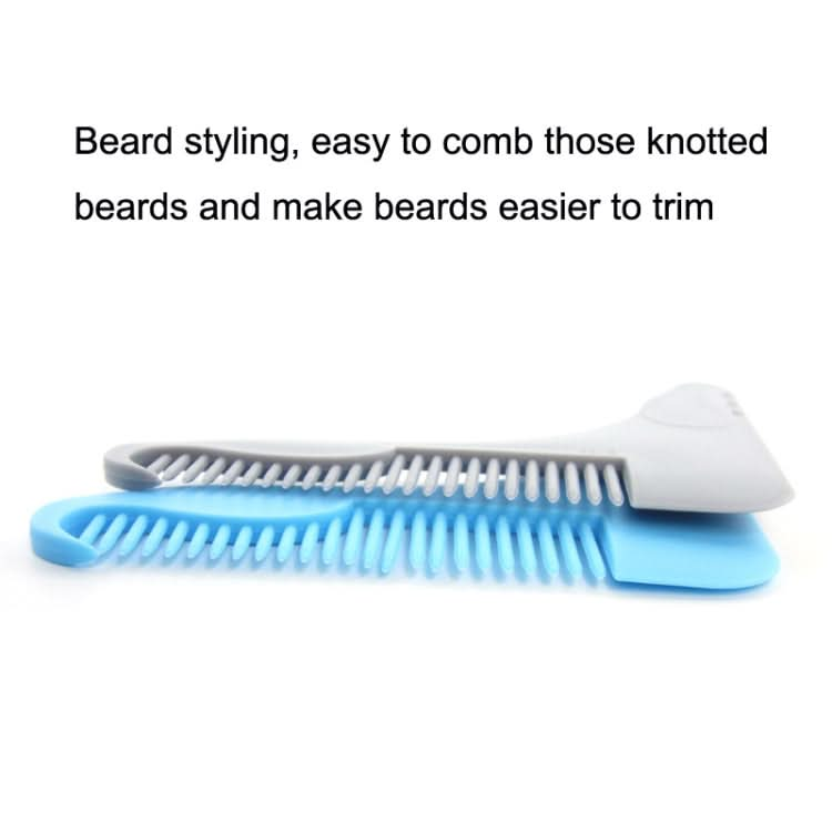 5PCS Beard -Shaped Template Comb Beard Shaped Comb Color Random Delivery, Style:-Reluova