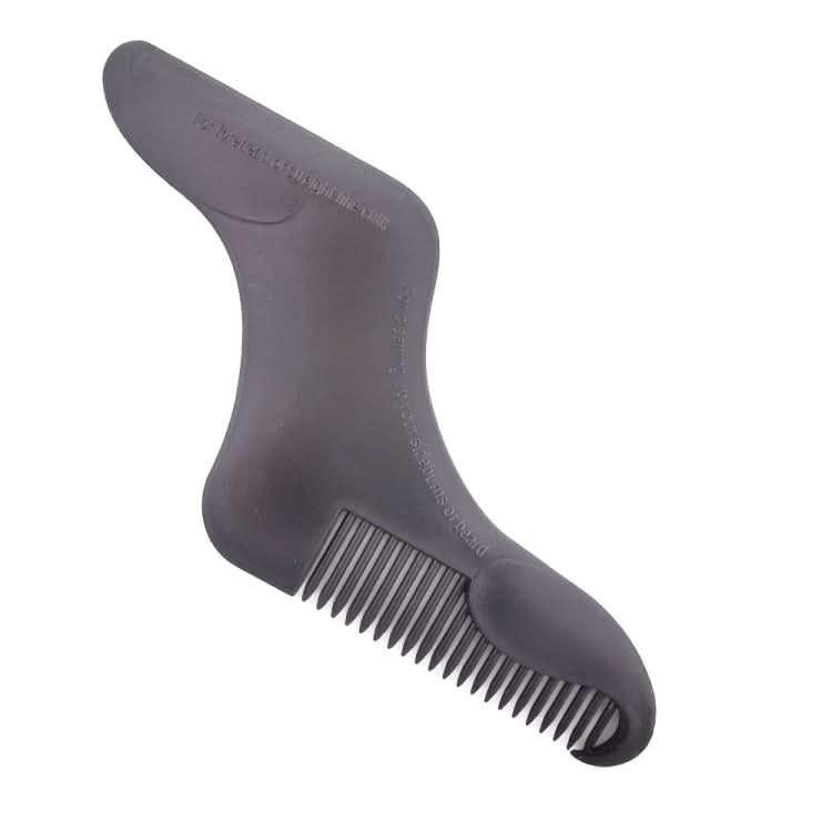 5PCS Beard -Shaped Template Comb Beard Shaped Comb Color Random Delivery, Style:-Reluova