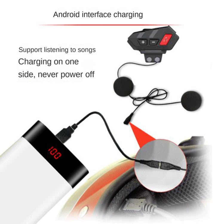 S21 Riding Helmet Bluetooth Intercom Headset, Specification: Reluova