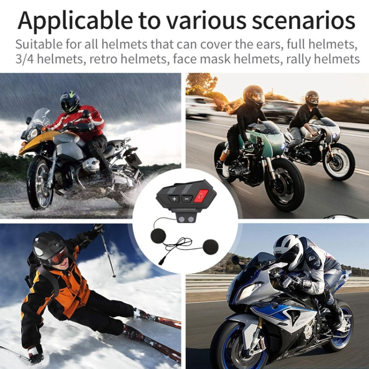 S21 Riding Helmet Bluetooth Intercom Headset, Specification: Reluova