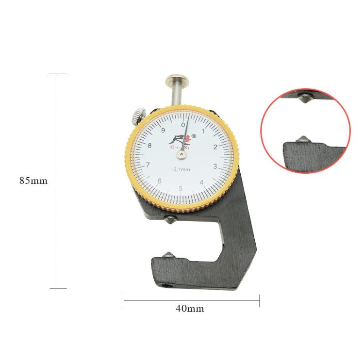 CHIXI Handheld Thickness Gauge Paper Thickness Gauge Reluova