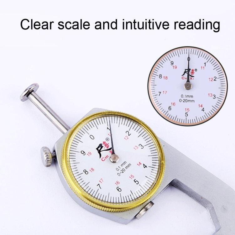 CHIXI Handheld Thickness Gauge Paper Thickness Gauge