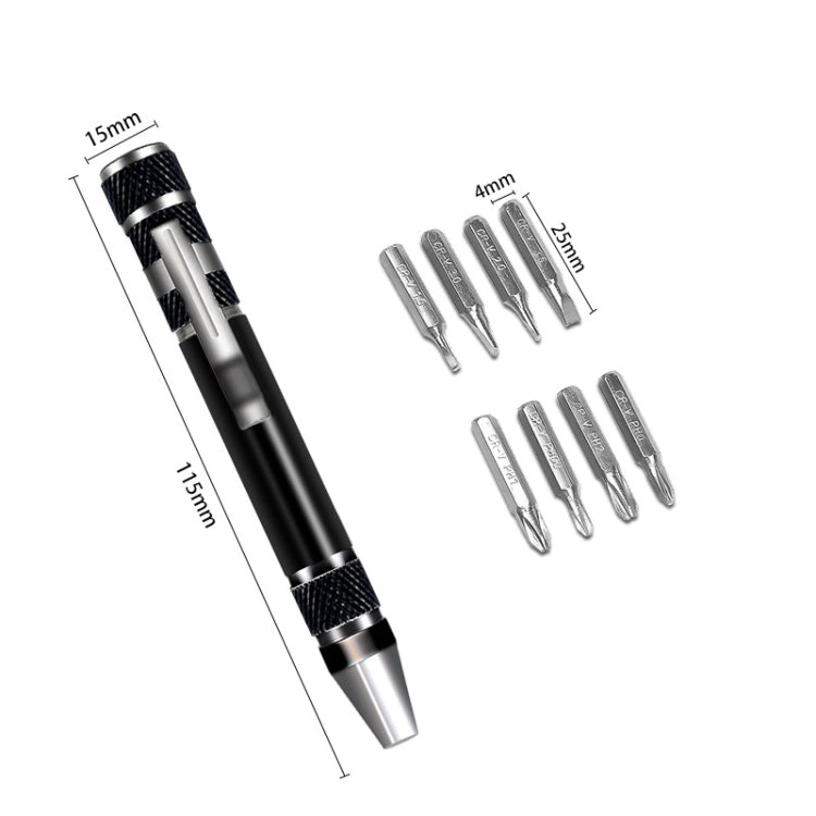 8 In 1 Screwdriver Aluminum Alloy Combination Disassembly Pen Repair Screwdriver My Store