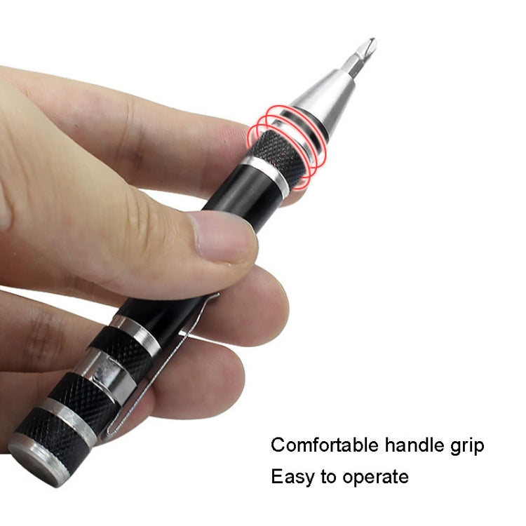 8 In 1 Screwdriver Aluminum Alloy Combination Disassembly Pen Repair Screwdriver My Store