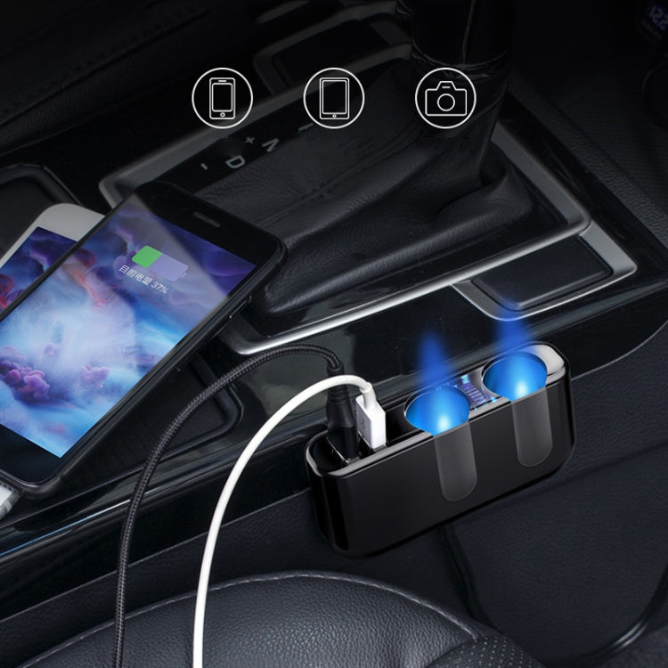 SHUNWEI Car Cigarette Lighter Charger 12/24V USB Converts Socket, Style: ÎҵÄÉ̵ê