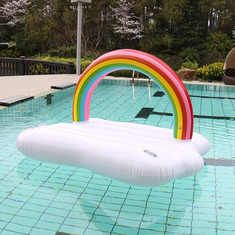 Rainbow Island Water Inflatable Swimming Ring Floating Row