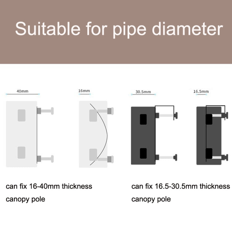 HIKEMAN Enlarged Aperture Outdoor Camping Canopy Pole Holder, Style: