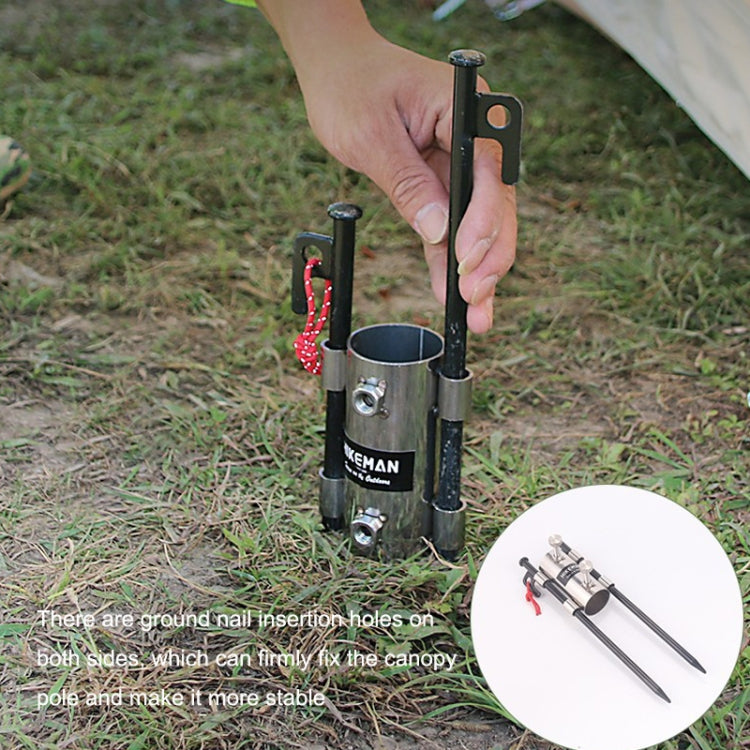 HIKEMAN Enlarged Aperture Outdoor Camping Canopy Pole Holder, Style: