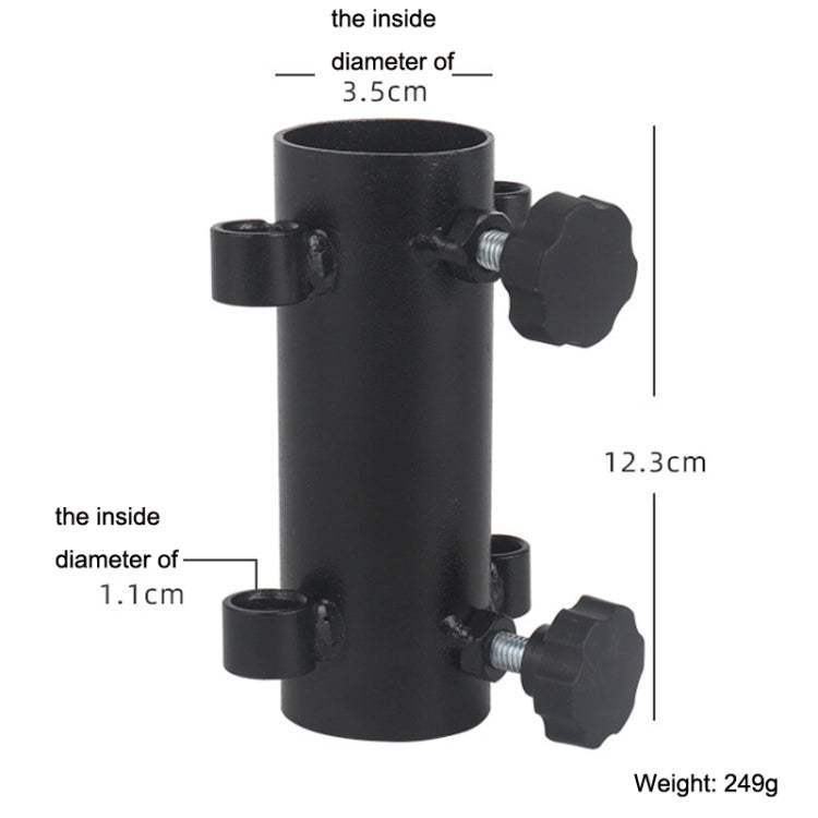 HIKEMAN Enlarged Aperture Outdoor Camping Canopy Pole Holder, Style: