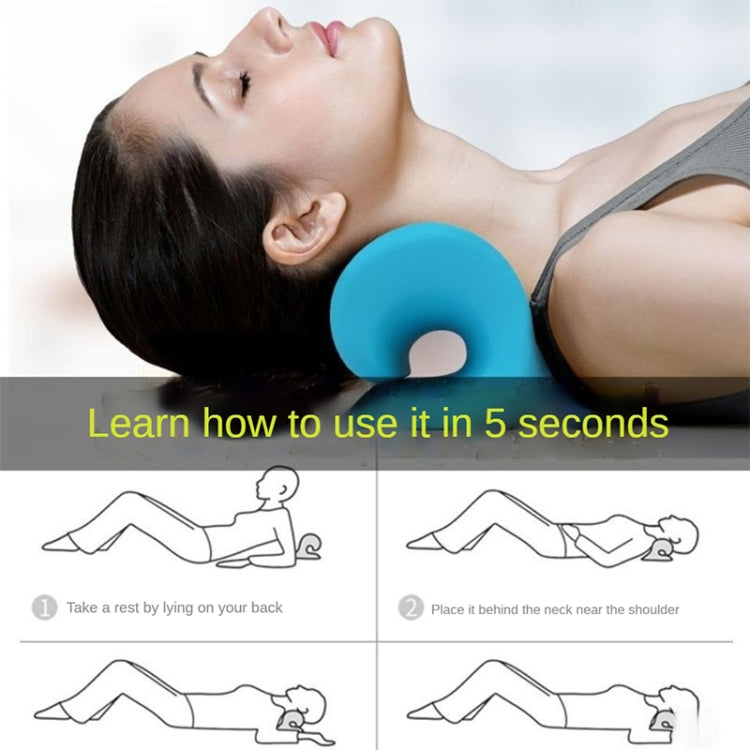 Neck Shoulder Stretcher Relaxer Cervical Chiropractic Traction Device Pillow My Store