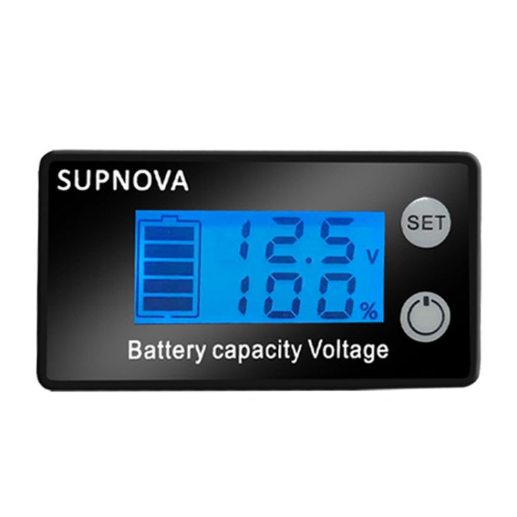 SUPNOVA LCD Two-wire Voltage and Electricity Meter DC Digital Display Voltmeter Reluova