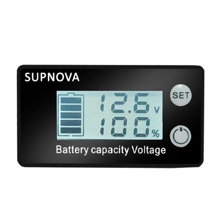 SUPNOVA LCD Two-wire Voltage and Electricity Meter DC Digital Display Voltmeter