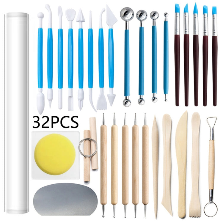 32-in-1 Clay Pottery Clay Carving and Making Combination Tool My Store