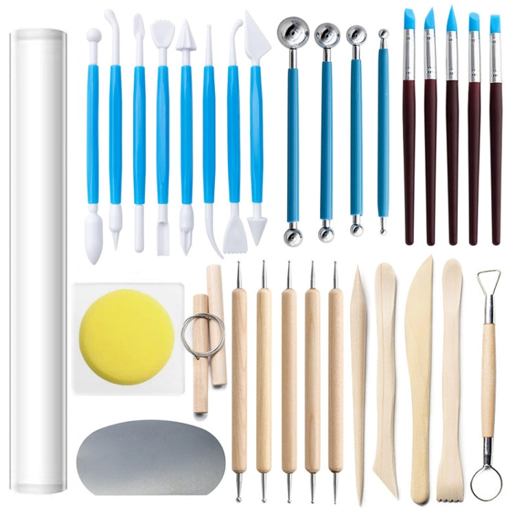 32-in-1 Clay Pottery Clay Carving and Making Combination Tool My Store