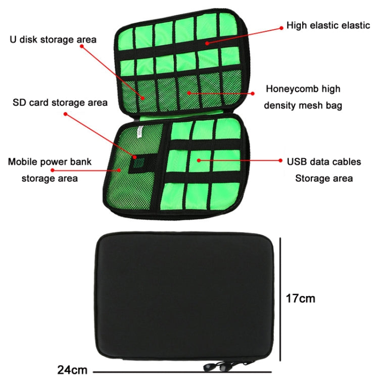 Multifunctional Portable Mobile Phone Digital Accessories U Disk Storage Bag My Store