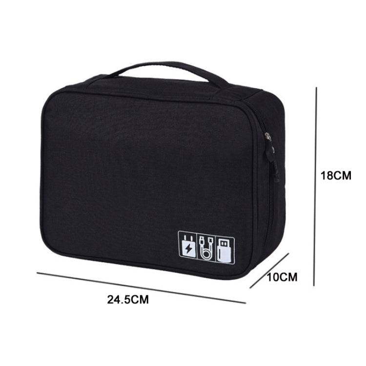 Multifunctional Cationic Digital U Disk Data Cable Storage Bag My Store