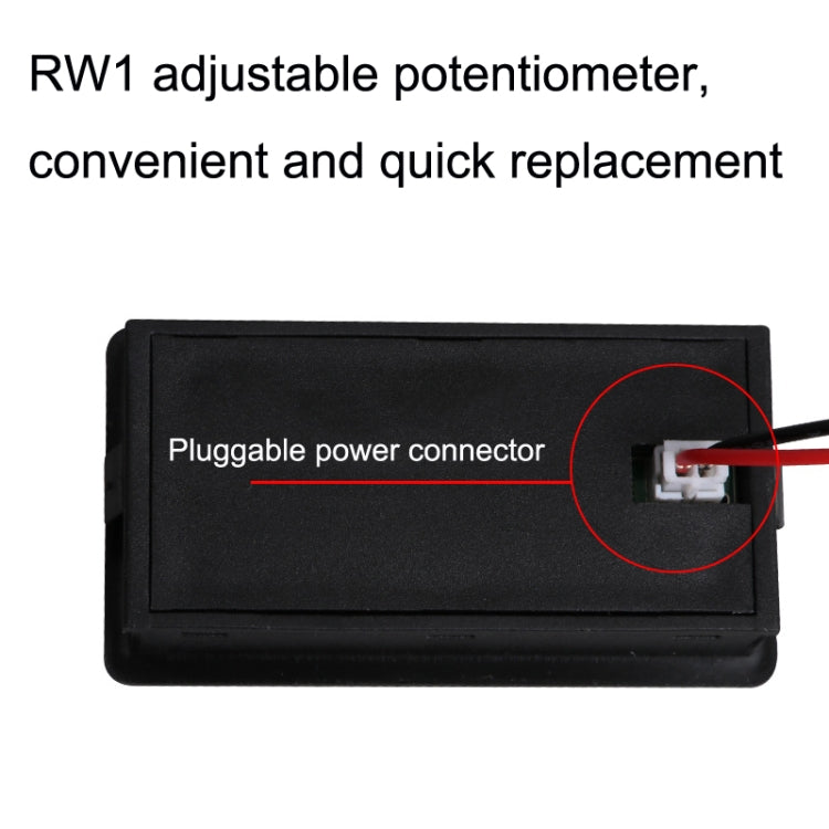 SUPNOVA LCD Color Screen DC Voltmeter Lithium Storage Battery Meter, Style: Reluova