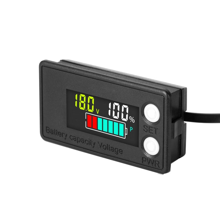 SUPNOVA LCD Color Screen DC Voltmeter Lithium Storage Battery Meter, Style: