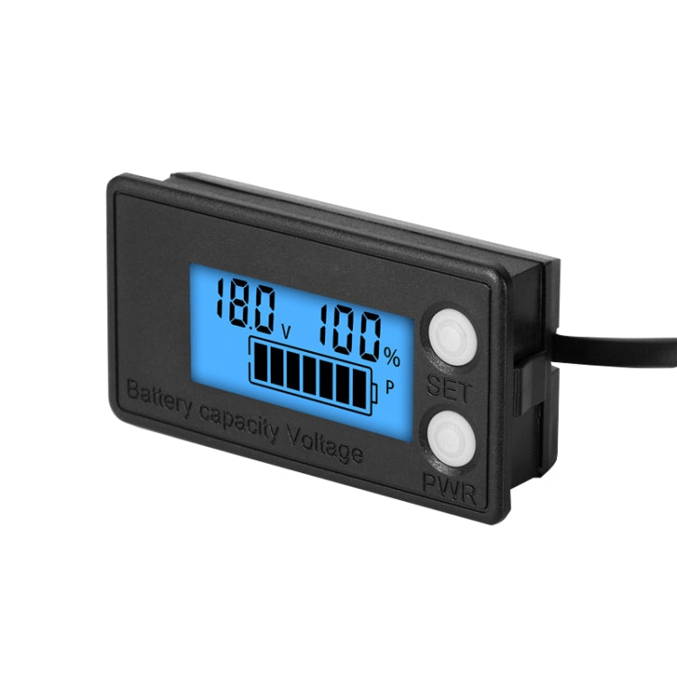 Waterproof LCD Two-wire Lead-acid Lithium Battery Digital Display Voltage Meter Reluova