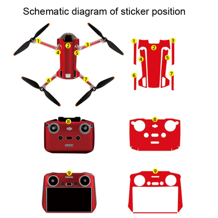 Sunnylife Drone+Remote Control Protective Sticker For DJI Mini 3 Pro My Store