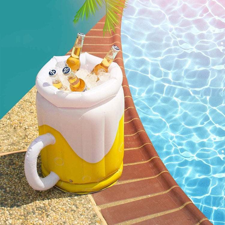 PVC Inflatable Ice Bucket Water Inflatable Beverage Bucket