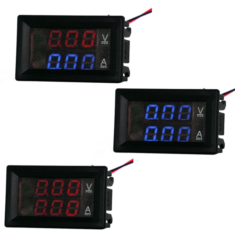 Dual-Display Voltage Current Meter Digital DC Voltage Meter